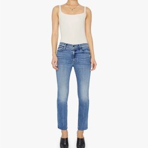 Mother denim Petites The Lil' Mid Rise Dazzler Ankle 28P